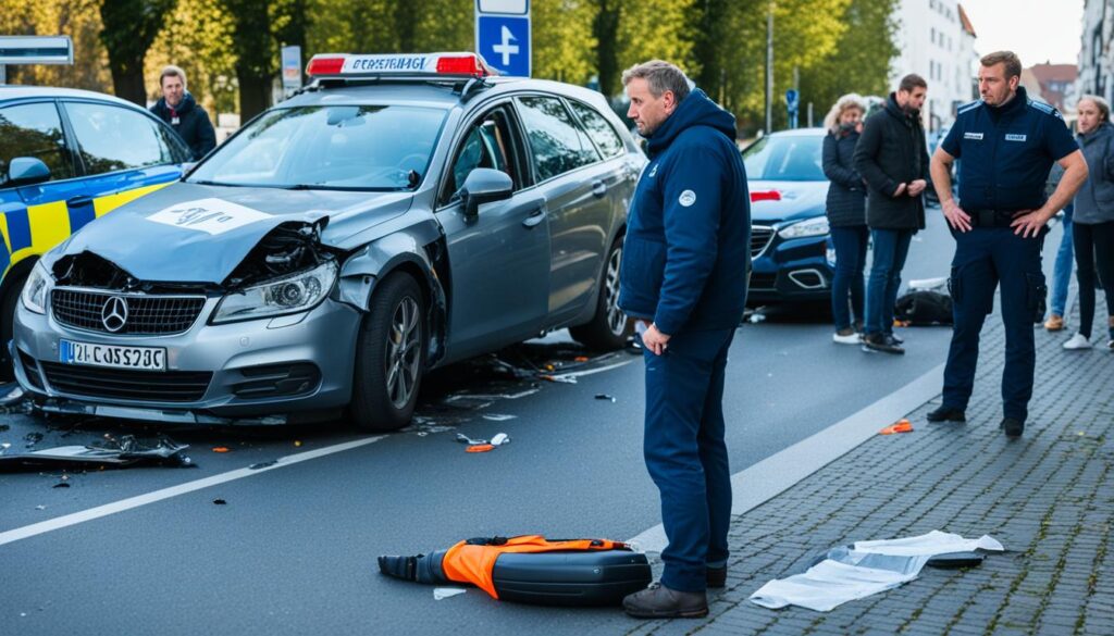 Jak zglosic kolizję w Niemczech ?