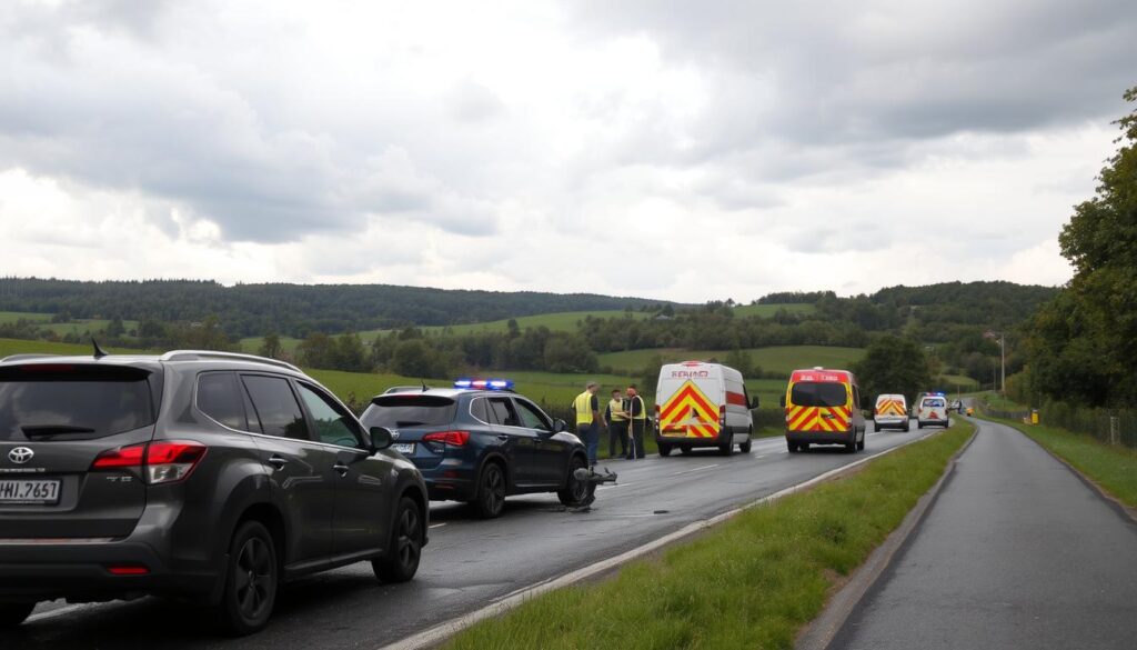 wypadek za granicą Niemcy