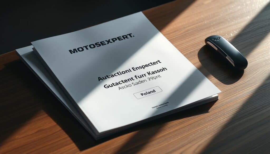 MOTOEXPERT Gutachten für Kasko Schaden Poland