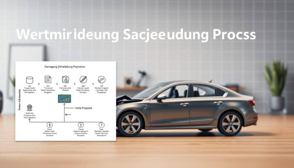Wertminderung Schadensmeldung Prozess
