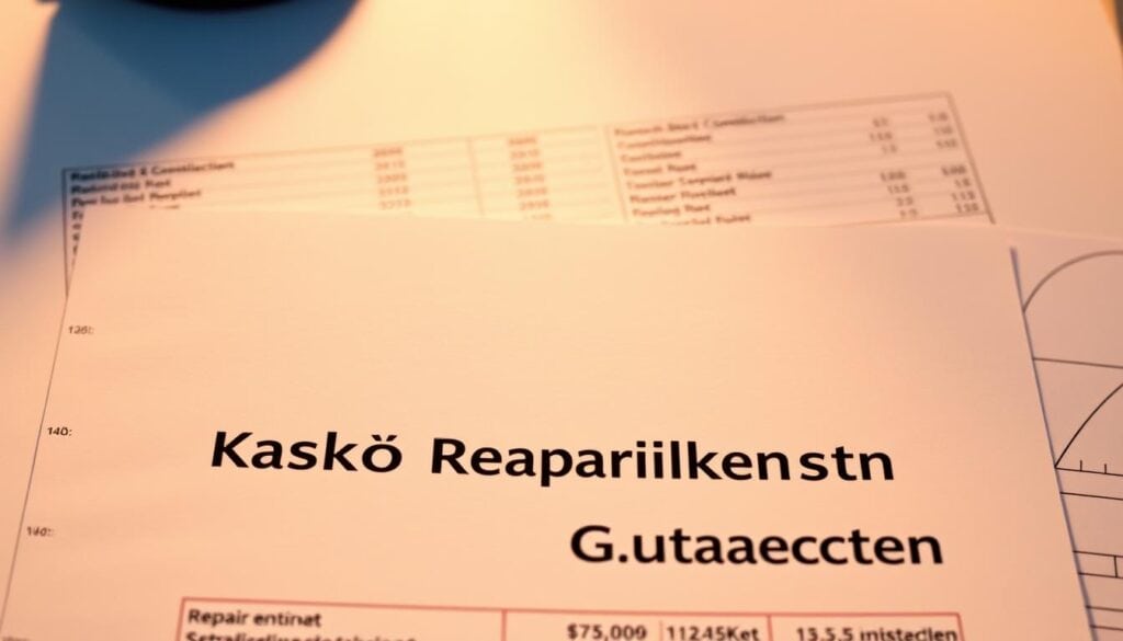 Kasko Reparaturkosten Gutachten