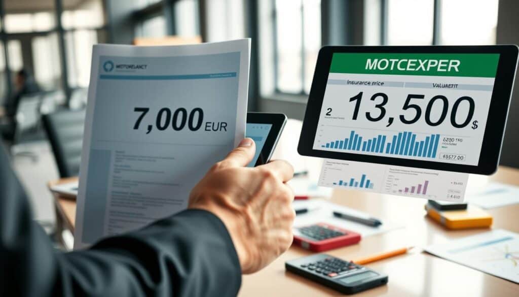 Ubezpieczyciel 7 100 EUR, a rzeczoznawca MOTOEXPERT 13 500 EUR