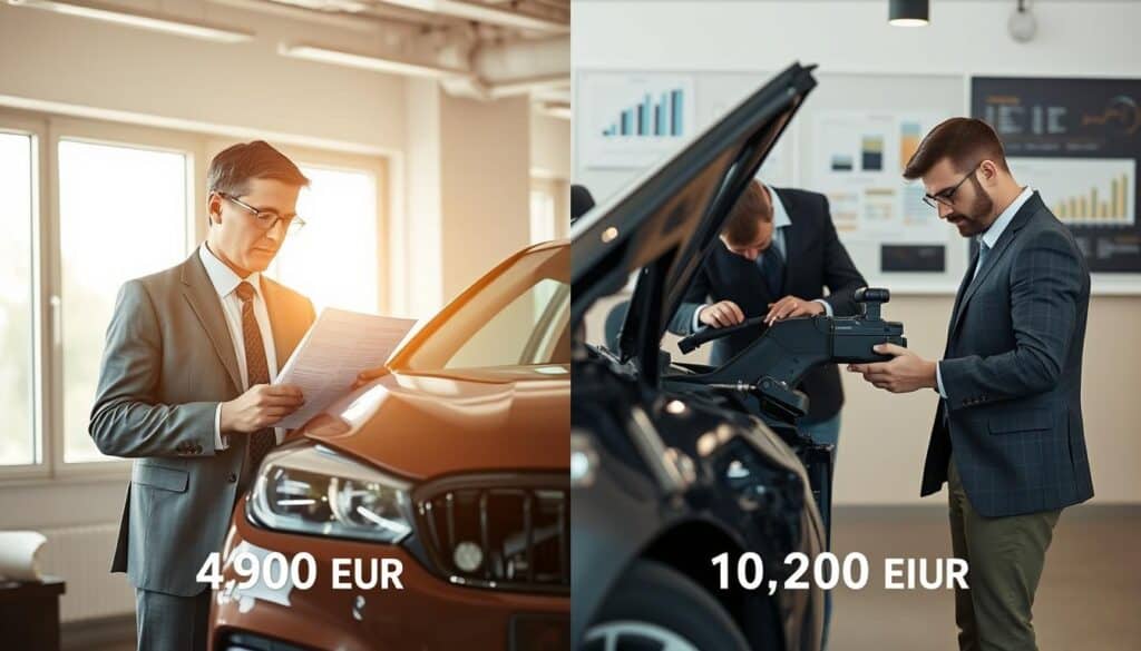 Ubezpieczyciel 4 900 EUR, a rzeczoznawca MOTOEXPERT 10 200 EUR