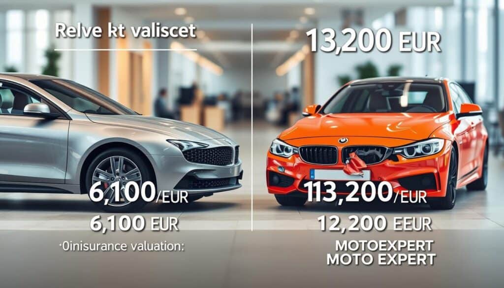 Ubezpieczyciel 6 100 EUR, a rzeczoznawca MOTOEXPERT 13 200 EUR