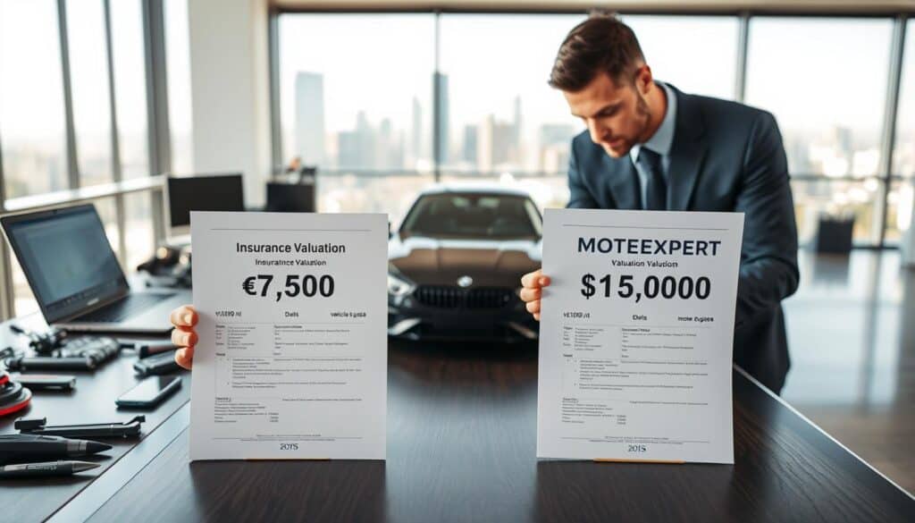 Ubezpieczyciel 7 500 EUR, a rzeczoznawca MOTOEXPERT 15 000 EUR