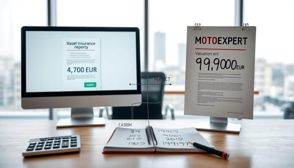 Ubezpieczyciel 4 700 EUR, a rzeczoznawca MOTOEXPERT 9 900 EUR